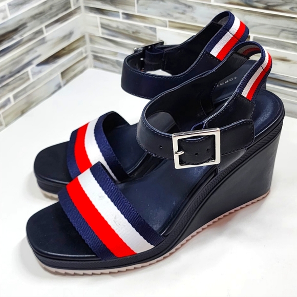 Tommy Hilfiger Platform Wedge Heel - Picture 3 of 5